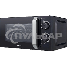 Микроволновая печь Hyundai HYM-M2052 черный, 20 л, 700 Вт, переключатели - поворотный механизм