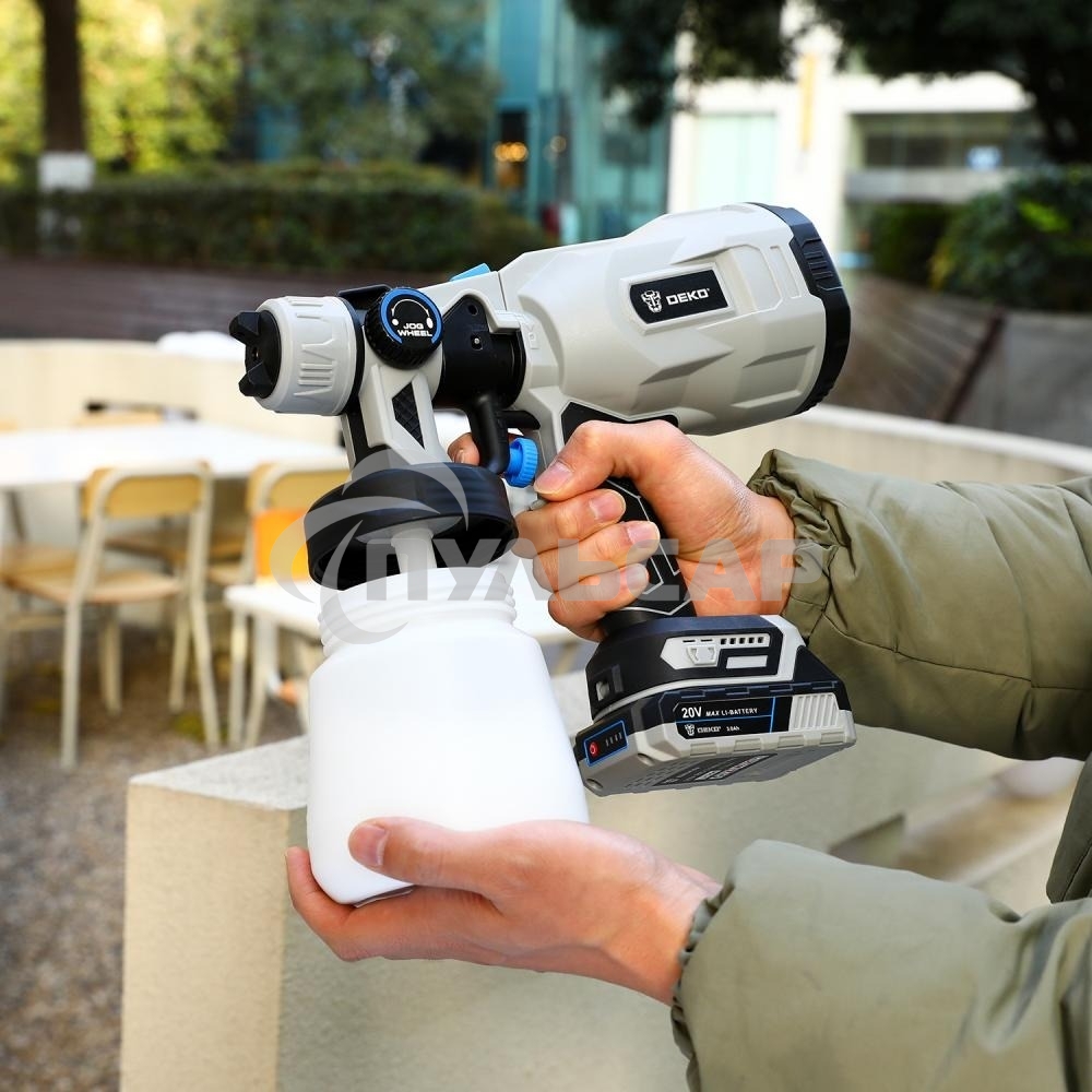 Краскопульт аккумуляторный DEKO SG20DK Max, 20В, 800 мл, 1x3.0А·ч 083-1135