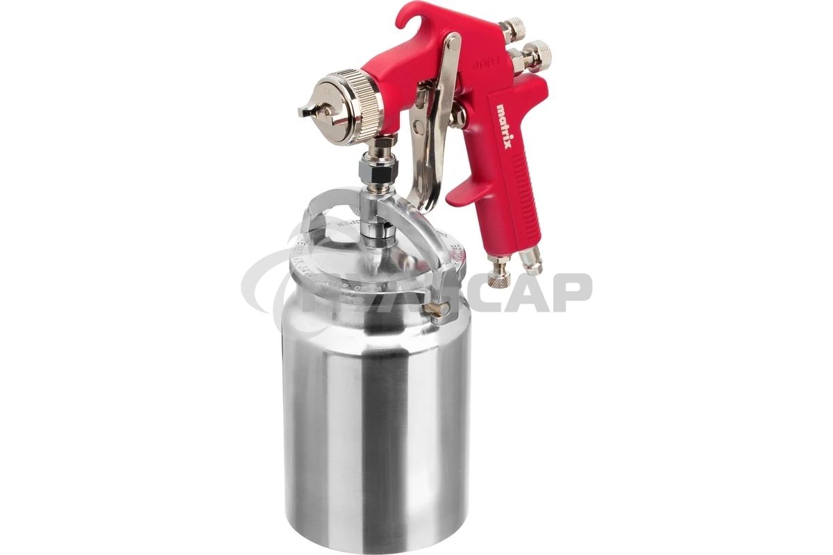 Краскораспылитель Matrix HP пневмат. с нижним бачком V= 1 л, сопло диаметром 1.8 мм