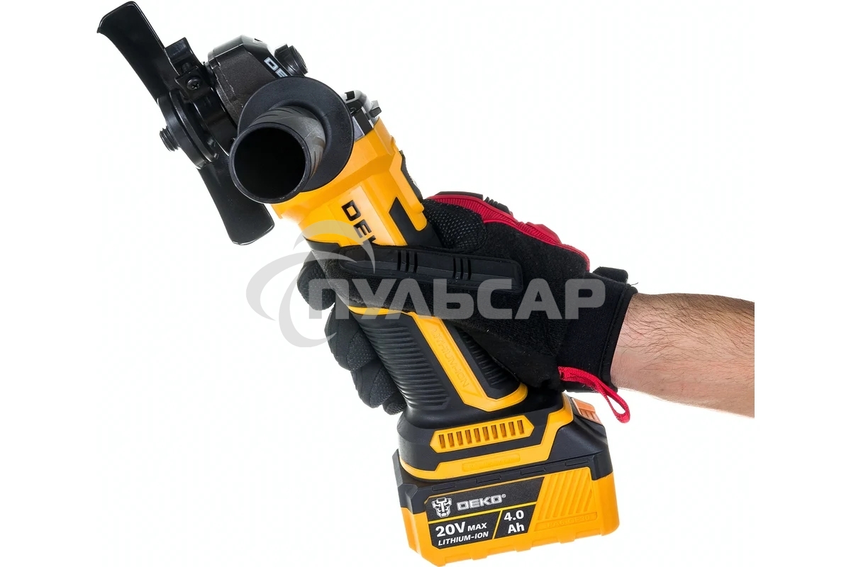 Углошлифовальная машина Deko DKAG20-125 8500об/мин рез.шпин.:M15 d=126мм