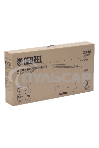 Конвектор Denzel XCE-2000B черный, 2000 Вт, 25 м2, термостат