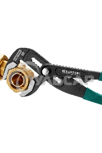 Клещи переставные KRAFTOOL 22353-25 Bulldog Cr-V, max захват 60мм, губки 6мм, 250мм