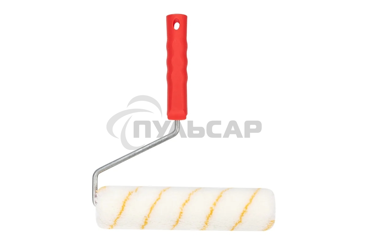 Валик Rexant полиамид белый с желтой полосой, ворс 11 мм, ширина ролика 240 мм, Ø 42 мм, бюгель 8 мм, серия 