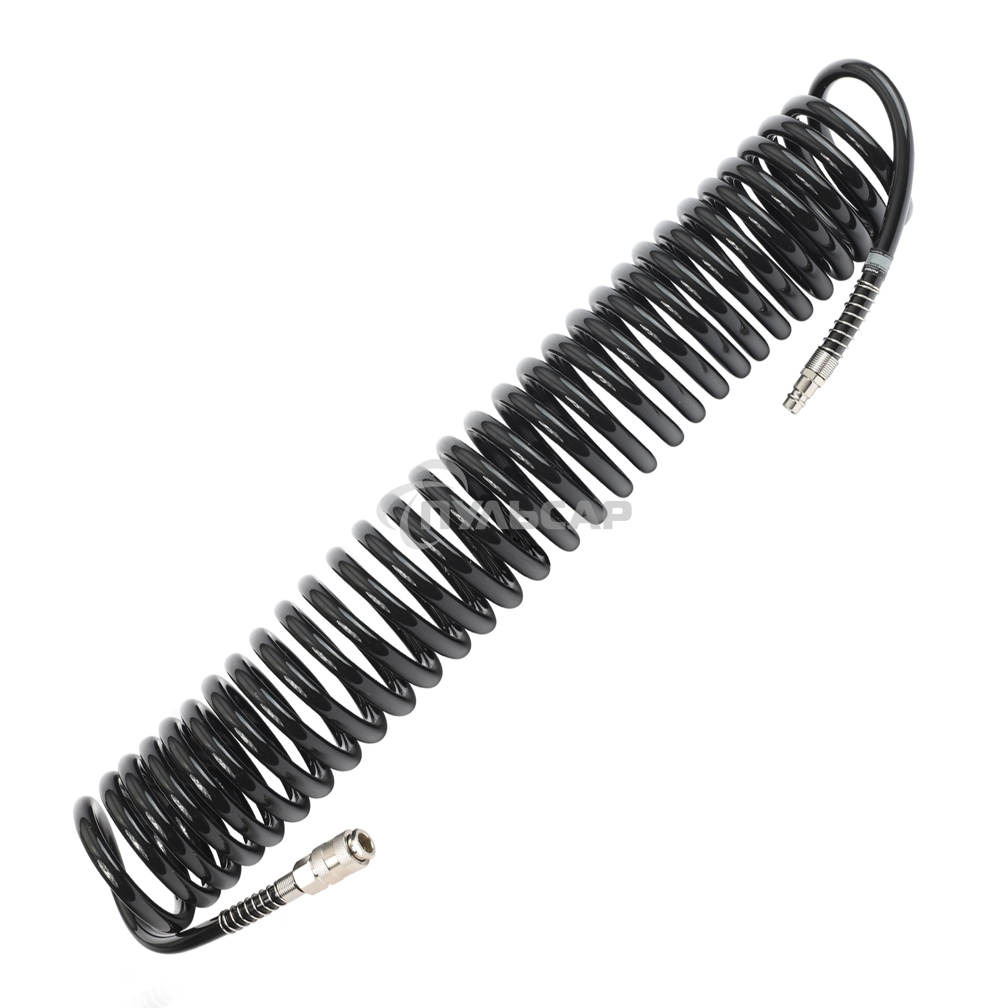 Шланг спиральный PATRIOT PU 15/8, полиуретан, длина 15 м, диаметр 8x12 мм,быстросъем.