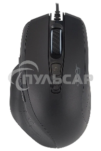 Мышь проводная Acer OMW124 черный, 6400 dpi, USB, кнопки - 8