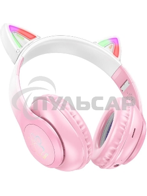 Беспроводные наушники HOCO (6931474795847) W42 Bluetooth 5.3 Pink
