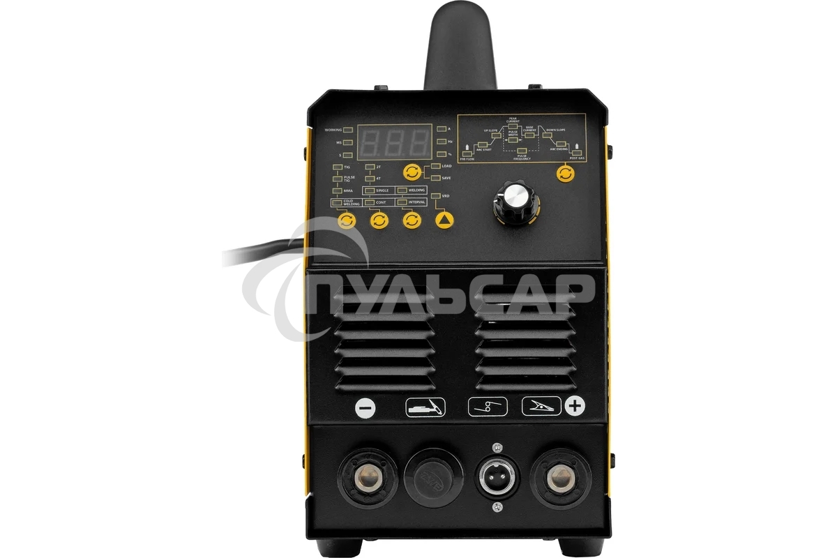Аппарат инвертор. аргонодуговой сварки ITIG-200 ACDC Mix Pulse, 200 А, ПВ 60% Denzel
