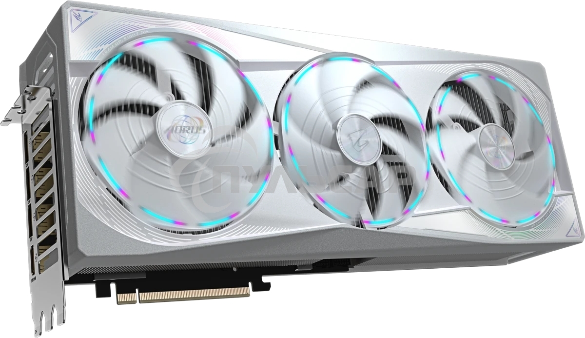 Видеокарта Gigabyte PCI-E 5.0 GV-N5080AORUSM ICE-16GD 1.0 NVIDIA GeForce RTX 5080 16Gb 256bit GDDR7 2617/30000 HDMIx1 DPx3 HDCP Ret