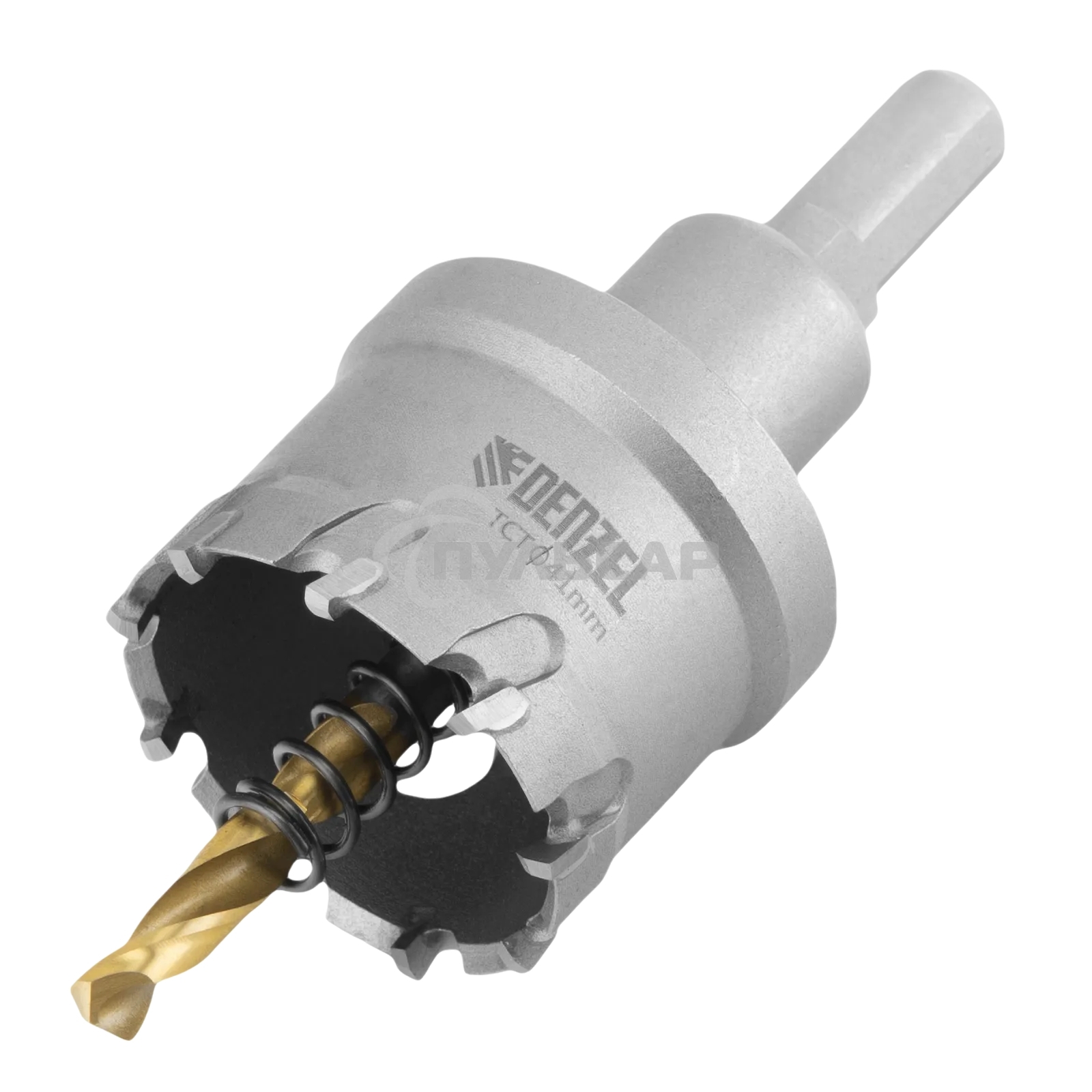 Коронка по металлу Denzel твердосплавная, 41 мм