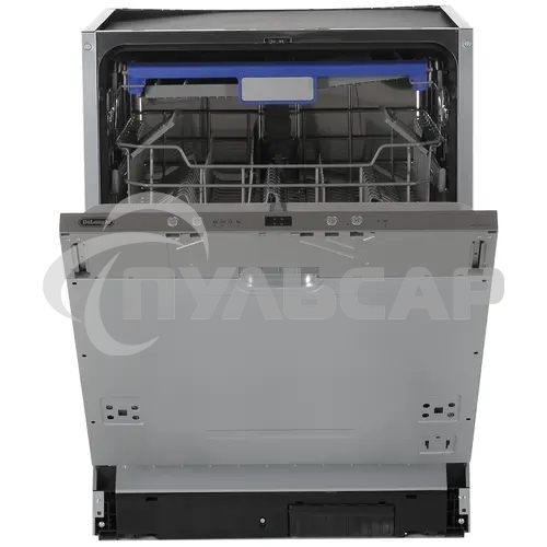 Встраиваемая посудомоечная машина DeLonghi DDW 06F Basilia, серебристый, 59.8 см, 14 компл., 49 дБ, класс A++