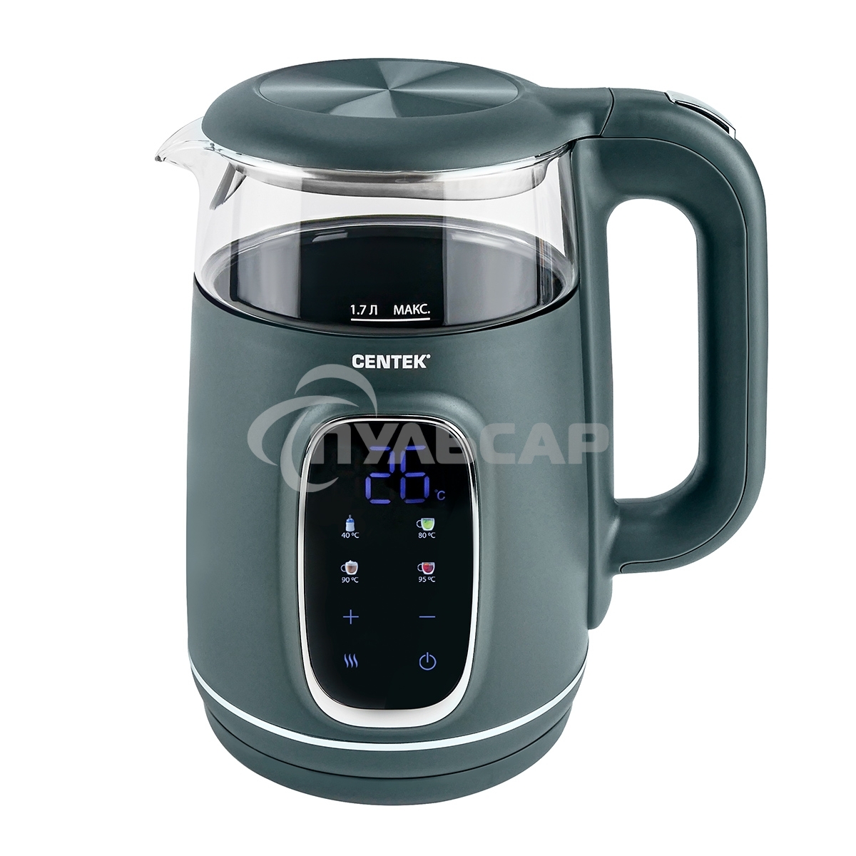 Чайник электрический CENTEK CT-0052 Green