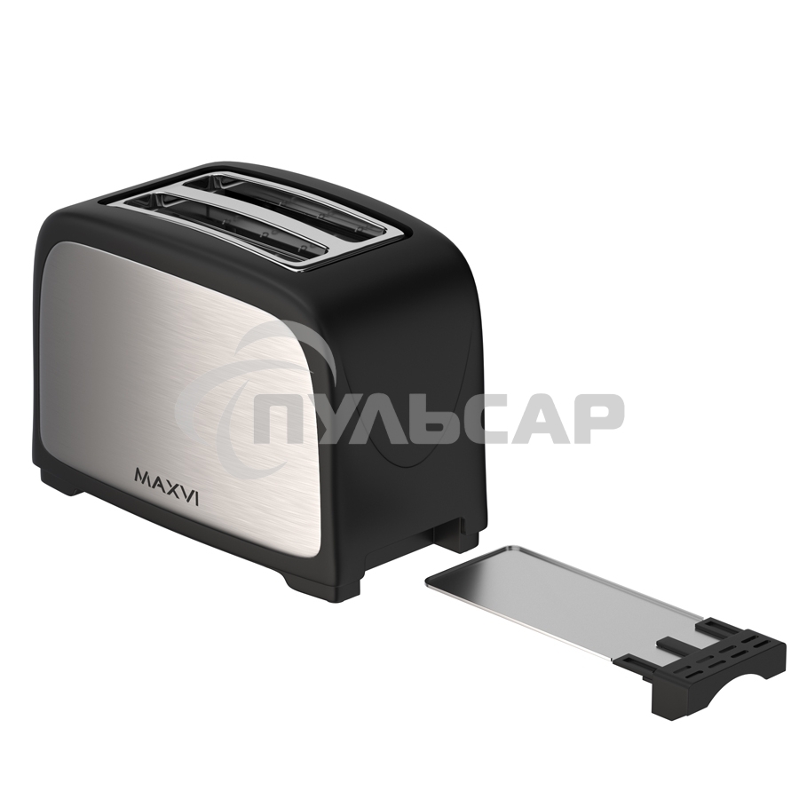 Тостер Maxvi KT824S silver-black