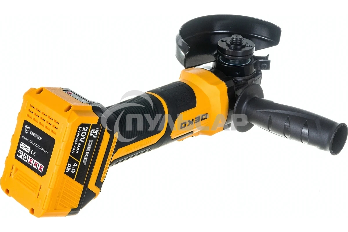 Углошлифовальная машина Deko DKAG20-125 8500об/мин рез.шпин.:M15 d=126мм