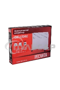 Конвектор Ресанта ОК-1500Е белый, 1500 Вт, 15 м2, термостат, дисплей