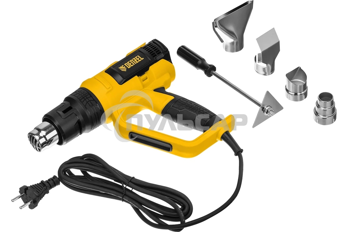 Фен технический Denzel HG-2000M 2000 Вт 3 режима 28005