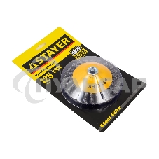 Кордщетка STAYER PROFESSIONAL 35135-125коническая М14 плетеная 0.5мм d125мм