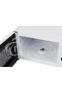 Микроволновая печь Midea MM720CKE белый, 20 л, 700 Вт, переключатели - поворотный механизм