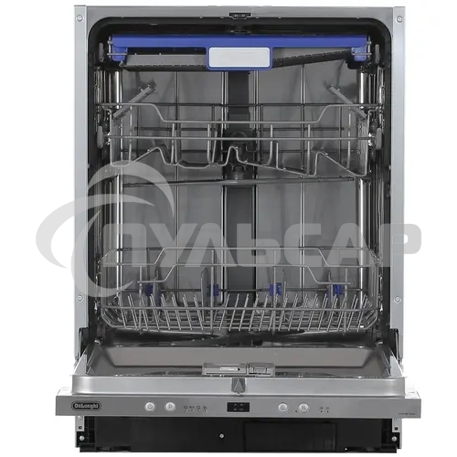 Встраиваемая посудомоечная машина DeLonghi DDW 06F Basilia, серебристый, 59.8 см, 14 компл., 49 дБ, класс A++