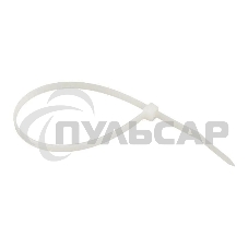 Хомут кабельный 4.8х400 нейл. бел. (уп.100шт) EKF plc-c-4.8x400