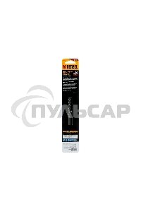 Сверло спиральное по металлу Denzel 10 х 184 мм, Р6М5, Golden Tip, удлиненное