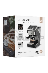 Кофеварка электрическая Galaxy Line GL 0756 черный, исп. кофе - молотый, 1,5 л, 1500 Вт, 20 бар