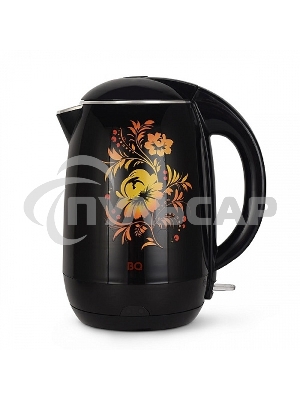 Чайник электрический BQ KT1702P черный-Цветы