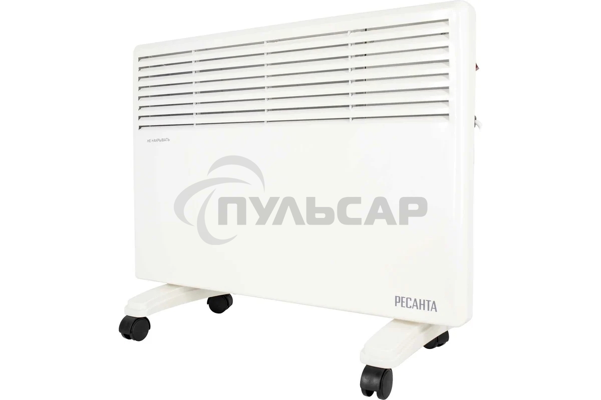 Конвектор Ресанта ОК-2000Е белый, 2000 Вт, 20 м2, термостат, дисплей