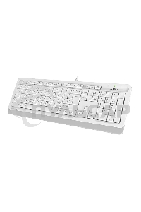 Клавиатура проводная A4Tech Fstyler FK10, USB, белый/серый