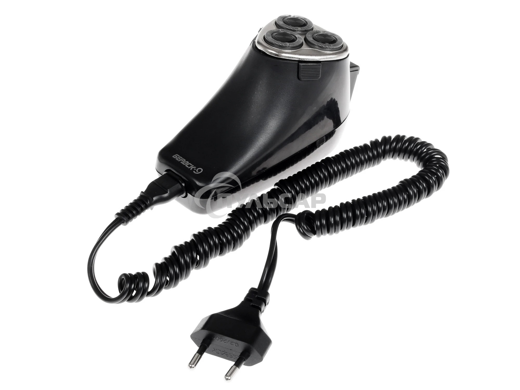 Электробритва Бердск 9 черный/стальной