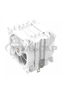 Кулер для процессора Alseye H120D белый, 120 мм, алюминий/медь, 2000 об/мин, 35.5 дБ, 4 pin, 200 Вт, 154 мм