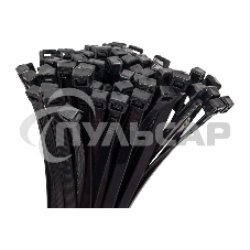 Хомут кабельный 7.6х400 нейл. черный (уп.100шт) ИЭК UHH32-D076-400-100