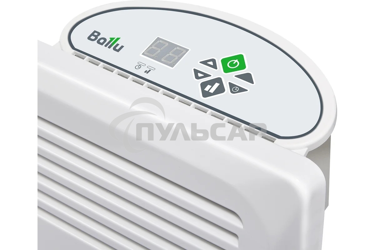 Конвектор Ballu Enzo BEC/EZER-2000 белый, 2000 Вт, 25 м2, термостат, дисплей