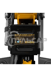 Домкрат гидравлический подкатной с фиксатором Denzel 2,5 т, 85-385 мм