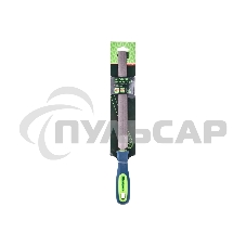 Напильник Сибртех 200 мм, полукруглый, двухкомпонентная рукоятка, №2