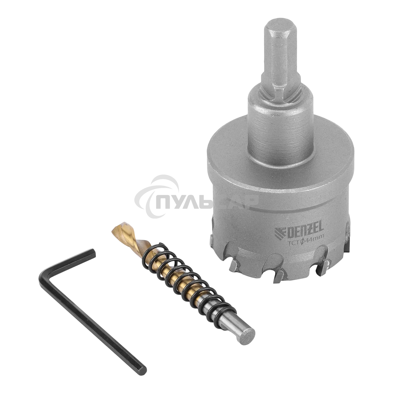 Коронка по металлу Denzel твердосплавная, 44 мм
