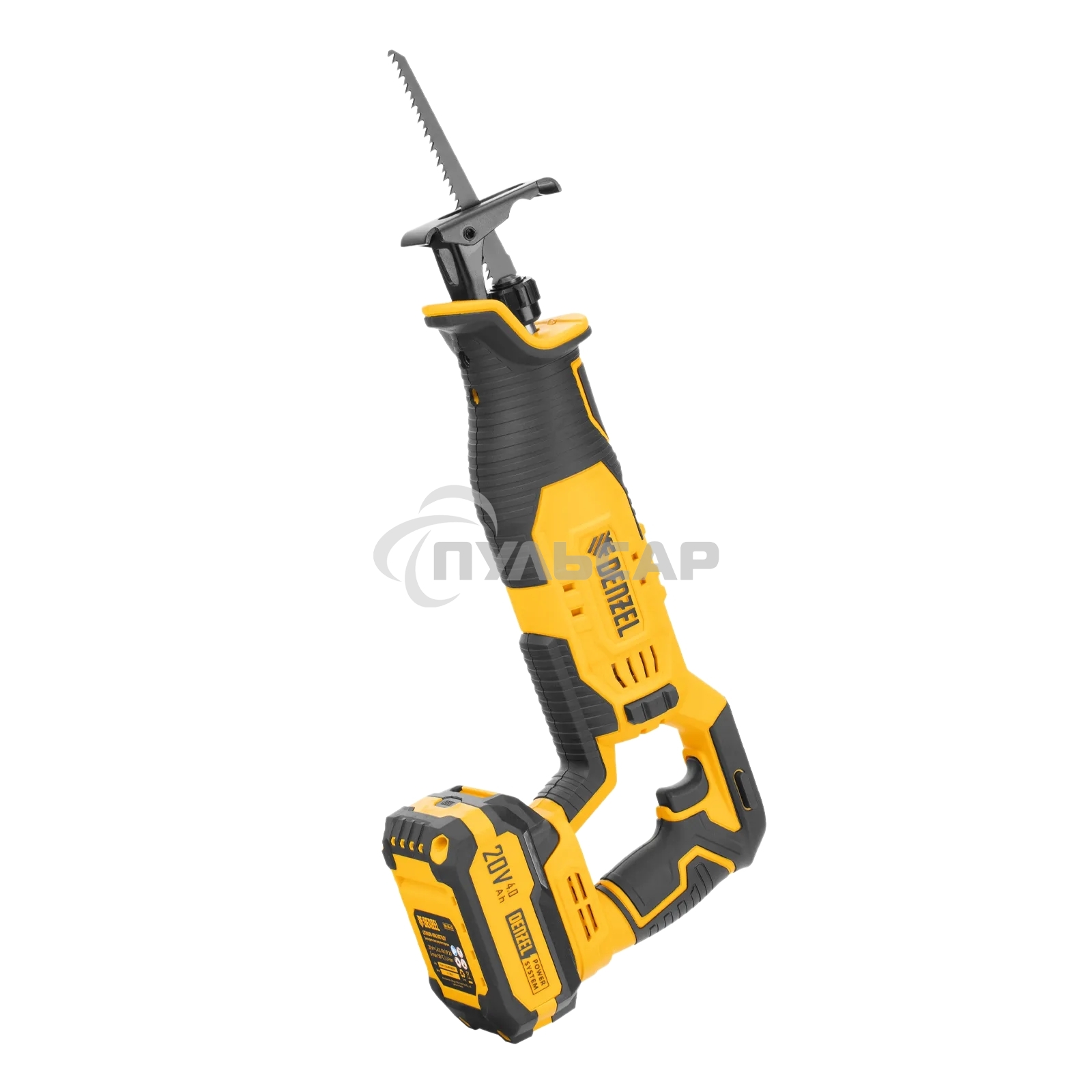 Пила сабельная Denzel RS-180 аккумуляторная Li-Ion, 20 В