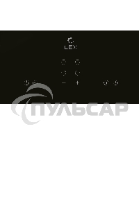 Электрическая варочная панель LEX EVH 640A BL Hi-Light, независимая, черный