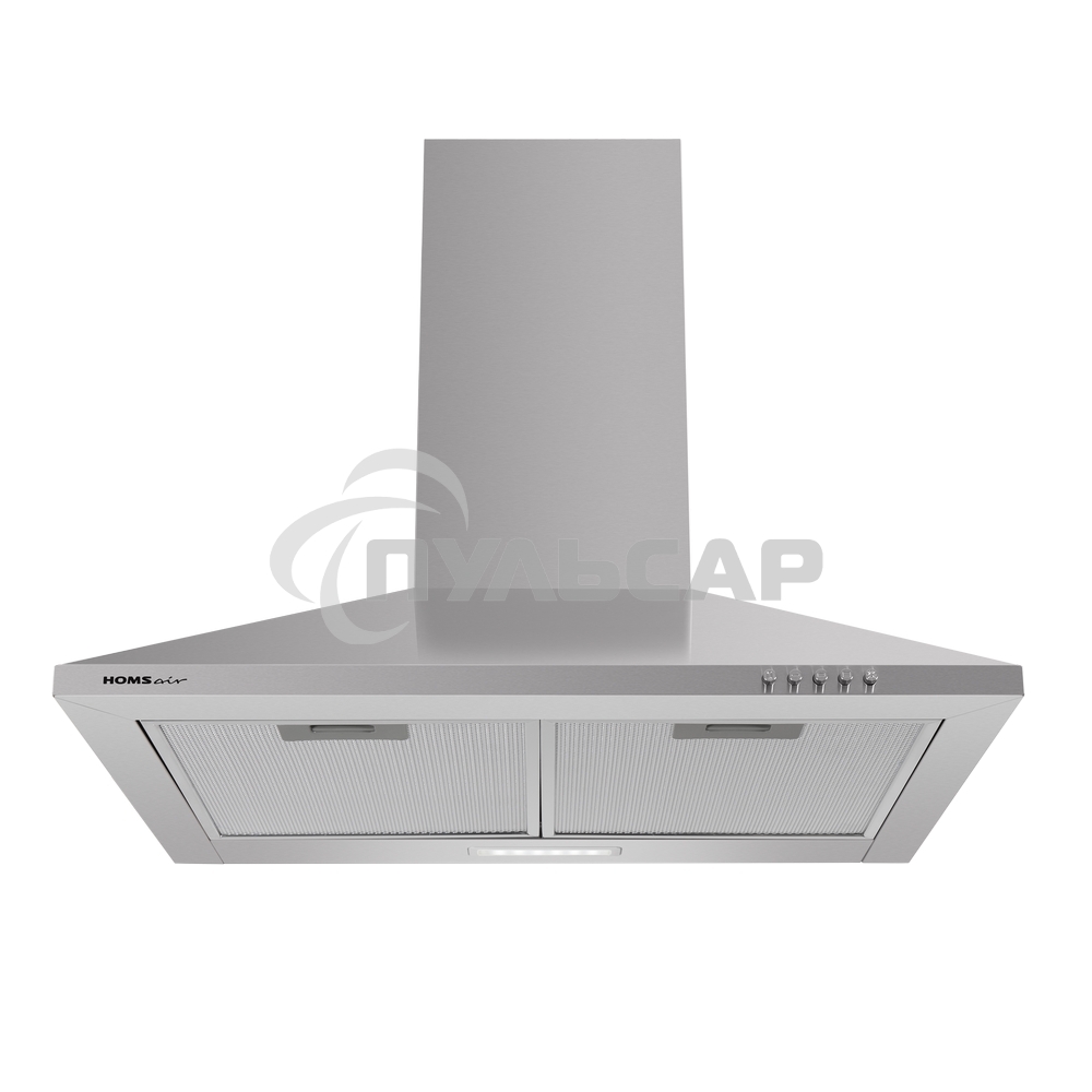 Вытяжка каминная HOMSair Delta 50 нержавеющая сталь, 50 см, 600 куб. м/ч, 47 дБ