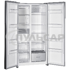 Холодильник ARDO RMA791581EX2 серый двухкамерный 365/217л морозилка слева, No Frost, Side by Side