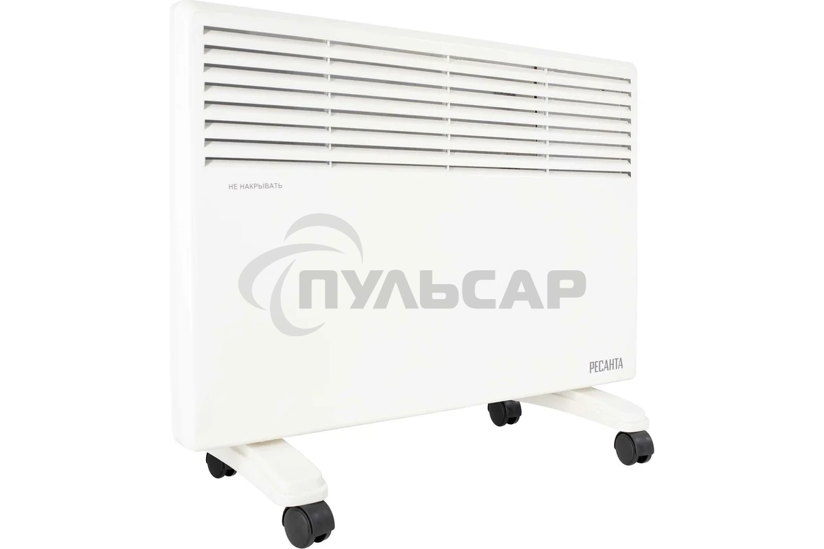 Конвектор Ресанта ОК-2000Е белый, 2000 Вт, 20 м2, термостат, дисплей