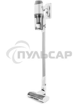 Пылесос вертикальный Coolfort CF-3002 белый, питание от аккумулятора, 120 Вт, уборка сухая, пылесборник 0.9 л, работа от АКБ max 32 мин.