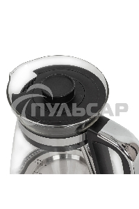 Чайник электрический Pioneer KE805G 1.7 л, 2200 Вт, серебристый