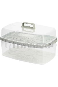 Пароварка Kitfort КТ-6431 2ярус. 800Вт белый/серый