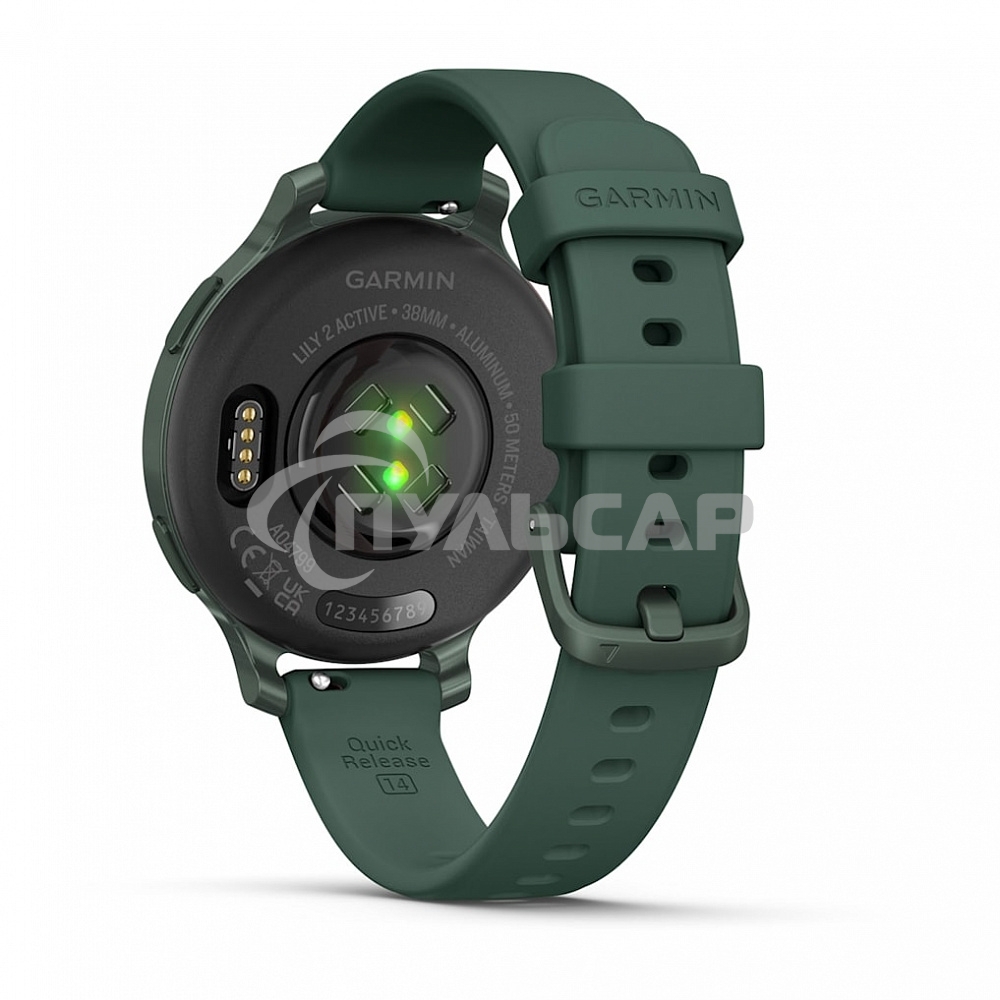 Умные часы Garmin Lily 2 Active зеленый 38мм