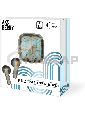 Наушники беспроводные AKSBERRY (6900288020018) G23 TWS, черный