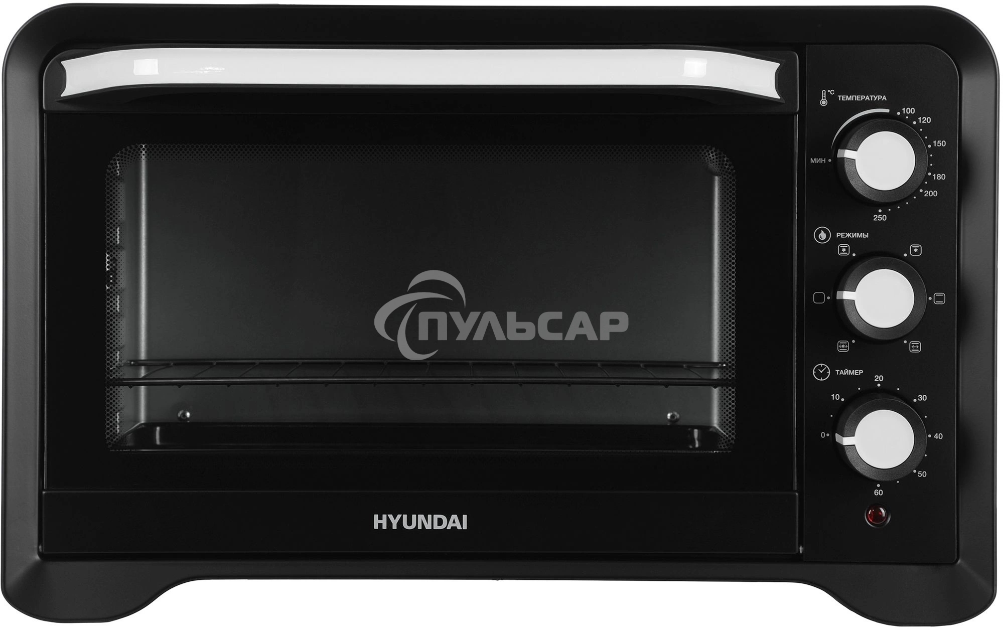 Мини-печь Hyundai MIO-HY094 35л. 1600Вт черный