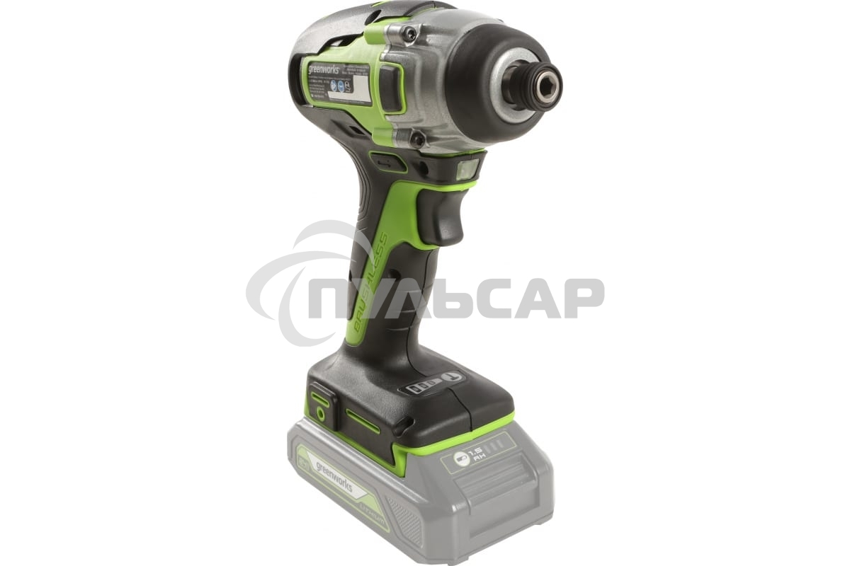 Винтоверт ударный аккумуляторный GreenWorks GD24ID3, 24V, бесщеточный, без АКБ и ЗУ (3802807)