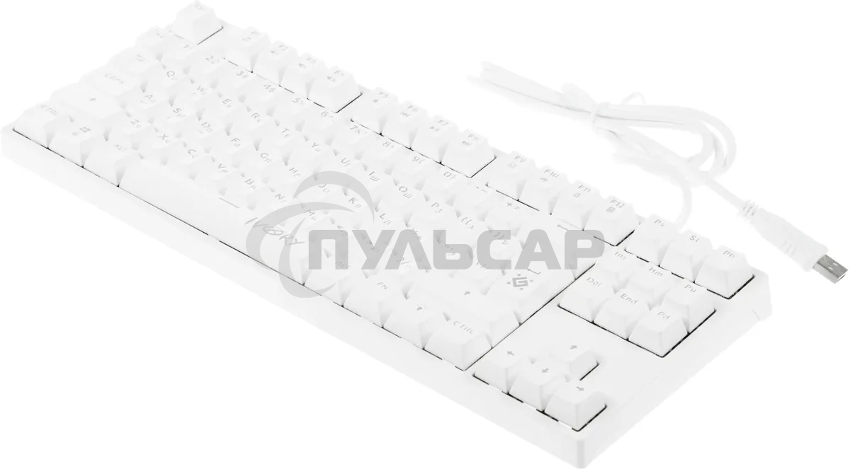 Клавиатура проводная Defender IVORY GK-579 USB белая
