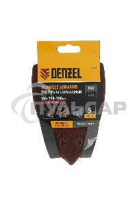 Треугольник абразивный Denzel на ворc. подложке под 