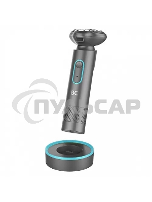 Электробритва BQ SV1002 Tiffany-Gray. Мощность 5 Вт / Время зарядки 90 минут / Время беспроводной работы 60 минут / Влагозащита IPX6 / Мытье под водой / Портативная база для зарядки